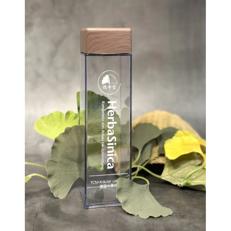 Eckige Trinkflasche 450 ML // 透明方方杯