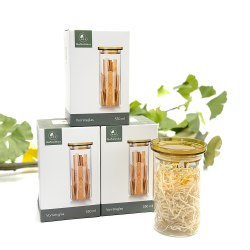 玻璃储存罐 550毫升 (4 个）