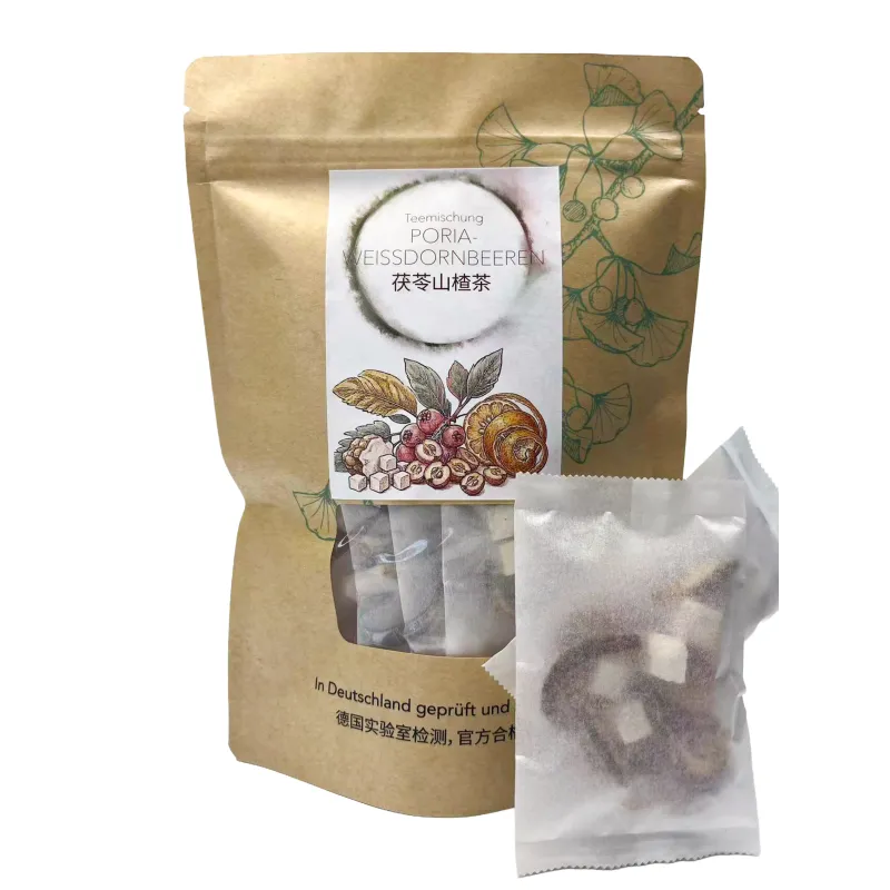 [Fu Ling Shan Zha Cha] Teemischung Poria-Weißdornbeeren (10 x 10 g)