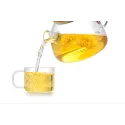 Glaskanne mit Bambusdeckel 900ml
